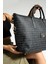 Seyehat Spor Çantası Suni Deri Kabin Boy Valiz 45*35 cm El Valizi Vegan Deri Unisex Shopping Bag 3