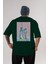 Bombay Sapphire Dry Gin Arka Baskılı Oversize T-Shirt Erkek Kadın Unisex %100 Pamuk Bisiklet Yaka Tişort 1