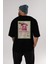 Cosmopolitan 5 Arka Baskılı Oversize T-Shirt Erkek Kadın Unisex %100 Pamuk Bisiklet Yaka Tişort 5