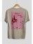 Wine Cheese Club Arka Baskılı Oversize T-Shirt Erkek Kadın Unisex %100 Pamuk Bisiklet Yaka Tişort 2