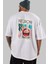 Negroni 4 Arka Baskılı Oversize T-Shirt Erkek Kadın Unisex %100 Pamuk Bisiklet Yaka Tişort 5