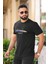 Erkek Baskılı Slim Fit Pamuklu T-Shirt 2