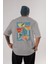 Cocktails Arka Baskılı Oversize T-Shirt Erkek Kadın Unisex %100 Pamuk Bisiklet Yaka Tişort 1