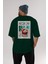 Negroni 4 Arka Baskılı Oversize T-Shirt Erkek Kadın Unisex %100 Pamuk Bisiklet Yaka Tişort 5