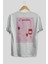 Şampanya L'aperitivo Arka Baskılı Oversize T-Shirt Erkek Kadın Unisex %100 Pamuk Bisiklet Yaka Tişort 2