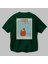 Dirty Shirley Arka Baskılı Oversize T-Shirt Erkek Kadın Unisex %100 Pamuk Bisiklet Yaka Tişort 3