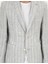 Erkek Gri Slim Fit %100 Keten Çizgili Ceket 50284966-VR024 6