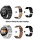 Gt3 Siyah Spor Yuvarlak Akıllı Saat Huawei Samsung Apple iPhone Uyumlu 3 Kordon Çelik, Deri ve Silikon Kordonlu 5