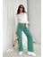 Bisiklet Yaka Basic Uzun Kollu Ekru Body 2