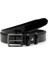 Erkekler Için Parlak Siyah Klasik Deri Kemer 1