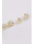 Kadın 2'li Taşlı Gold Küpe E1445AXNS 2