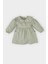 Kız Bebek Büyük Yaka Nakışlı Uzun Kollu Cepli Twill Elbise D9566A525SP 1