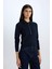 Regular Fit Polo Yaka Basic Düz Triko Kazak D6259Ax25Sp 1