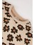 Kız Bebek 2'li Takım Çiçekli Bisiklet Yaka Sweatshirt Beli Lastikli Alt E0203A525SP 3