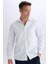 %100 Pamuk Regular Fit Polo Yaka Çizgili Oxford Uzun Kollu Gömlek D6101AX25SP 1
