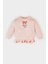 Kız Bebek Bisiklet Yaka Baskılı İçi Yumuşak Tüylü Sweatshirt E2944A525SP 1