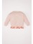 Kız Bebek Bisiklet Yaka Baskılı İçi Yumuşak Tüylü Sweatshirt E2944A525SP 4