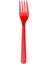 Plastik Kırmızı Renkli Lü x Parti Doğum Günü Çatal - 18 cm . - 25 Adetlik Paket 3