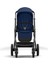 Gazelle S (Black Şasi) Ikiz Bebek Arabası (Navy Blue) 3