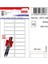 OFC-108 40X13 mm Beyaz Ofis Etiketi 10 Sayfa 2'li Asetat Ka 1