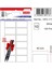 OFC-117 40X23 mm Beyaz Ofis Etiketi 10 Sayfa 2'li Asetat Ka 1
