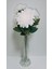 Şık Görünümüyle Yapay Krizantem Çiçeği Beyaz Renk 42 cm 7 Dallı Demet 3