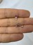 1 Adet Bordo Zirkon Taşlı Helix Tragus Flat Lobe Uyumlu Piercing 1