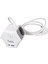 3lü Usb+ Type-C Girişli Anahtarlı 1.5 Metre Grup Priz VE-G903YC (K0) 3