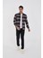 Jack Carısma Oduncu Ekose-Dama Slim Fit Erkek Gömlek 4