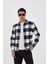 Jack Carısma Oduncu Ekose-Dama Slim Fit Erkek Gömlek 3