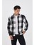 Jack Carısma Oduncu Ekose-Dama Slim Fit Erkek Gömlek 3