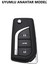 Toyota Corolla Auris Verso Avensis Hilux Tpu Anahtar Kılıfı 2017-2024 (Sustalı) 2