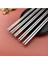 Çin Çubuğu Chopstick Çelik 10 Çift Yemek Çubukları Metal Paslanmaz Ev Hediyesi Çin Çubuğu Chopstick Çelik 10 Çift 3