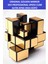 3x3 Golden Mırror Ayna Küp -Zeka Küpü - Profesyonel Speed Cube - Sabır Küpü - 3