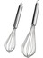 2 Parça 18/10 Paslanmaz Çelik Lüx Çırpıcı Seti 25 Ve 22 Cm 1