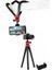 Esnek Dayanlıklı Ahtapot Tripod Kamera Telefon Tutucu Kolay Şekil Alır 3 Bacaklı 1