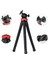 Esnek Dayanlıklı Ahtapot Tripod Kamera Telefon Tutucu Kolay Şekil Alır 3 Bacaklı 3