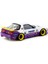 1:64 Diecast Mazda Pandem Rx7 FC3S Purple White Tarmac Model Araba 2
