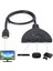 3'in 1 HDMI To HDMI Switch, Pigtail Kablolu, 4K Ultra Hd 2160P, Hd Video Anahtarı HDSW1IN3 1