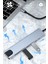 Type C Den 8 Girişe Dönüştüren Laptop Için RJ45 Lan Usb-C USB 3.0 Hdtv Pd Usb/c Sd Tf Çevirici Sw-81 2