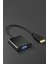 HDMI To VGA Çevirici Dönüştürücü, Monitör ve Projeksiyon Uyumlu, HDMI To VGA 2
