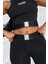 Pro Dri Fit Grappic Leggings Black Toparlaycı Kadın Taytı Siyah 3