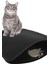 30x22 cm Elekli Kedi Kumu Paspası, Cat Paw Tuvalet Önü Paspası-Gri Kedi Paspası 5