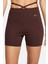 Sportswear Everyday Modern 5 Inch Biker Shorts Kadın Tayt Şort Kahverengi 2