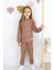 Kız Çocuk Orta Kalınlıkta Baskılı Pijama Takımı 1