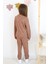 Kız Çocuk Orta Kalınlıkta Baskılı Pijama Takımı 3