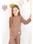 Kız Çocuk Orta Kalınlıkta Baskılı Pijama Takımı 4
