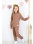 Kız Çocuk Orta Kalınlıkta Baskılı Pijama Takımı 5