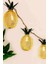 10 Ledli Ananas Şeklinde 3 Boyutlu Demir Ananas LED Işık 2 Metre 4