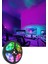 5 Metre Kumandalı Işıldak Rgb Şerit LED Lamba: Iç ve Dış Mekan, Silikon, Yapışkanlı, Aydınlatma 2